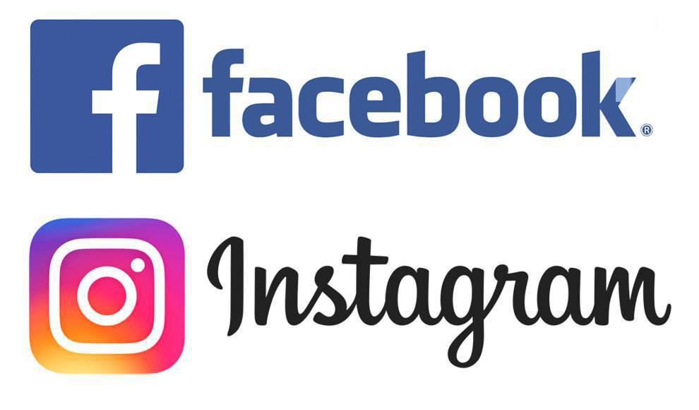 Фейсбук реклама инстаграм. Логотип Фейсбук. Инстаграм и Фейсбук. Логотип Инстаграм и Фейсбук. Знаки Инстаграм и фецсб.