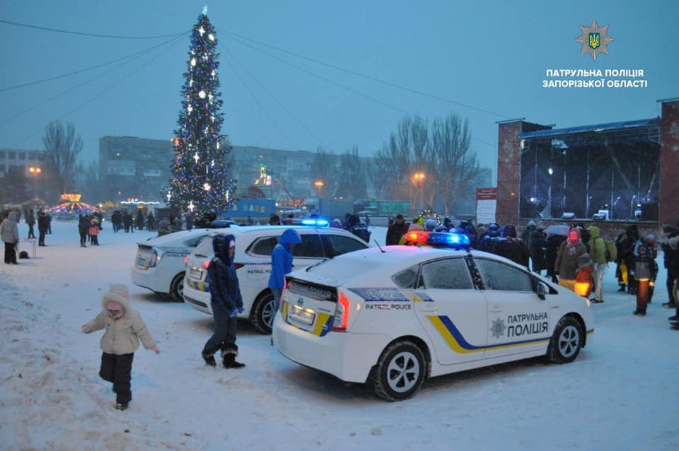 Фото - пресс-служба патрульной полиции в Запорожской области