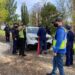 На Запоріжжі свято розпочалось конфліктом: член КПУ прийшов з червоним стягом (фото, відео)