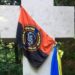 На могилі Степана Бандери в Мюнхені встановили прапор запорізького батальйону (фото, відео)