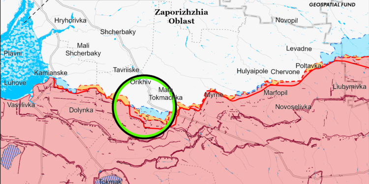 Карти боїв у Запорізькій області