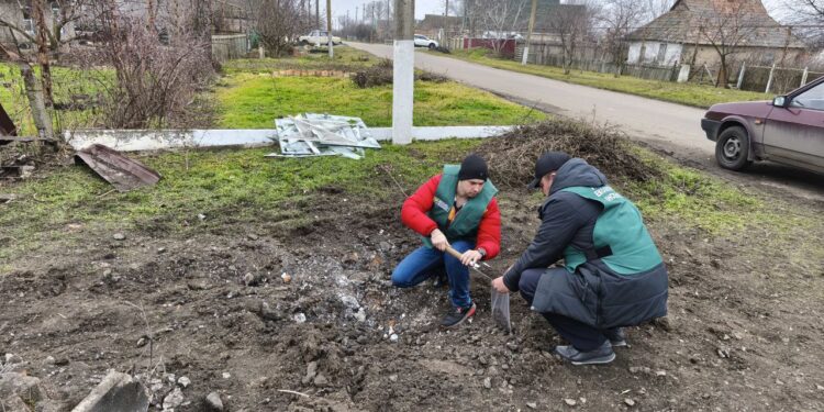 екологи показали наслідки ударів по запорізькому селу