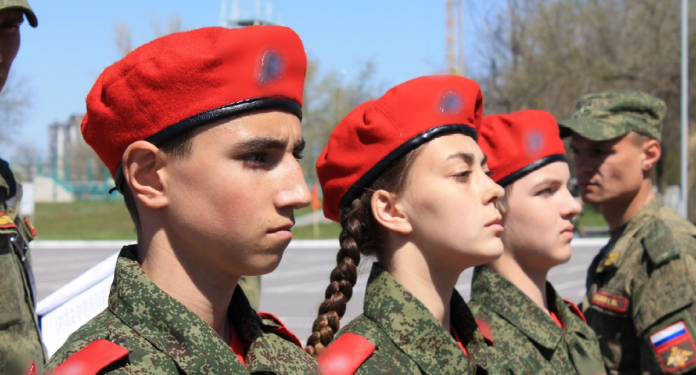 Загін юнармії в Бердянську