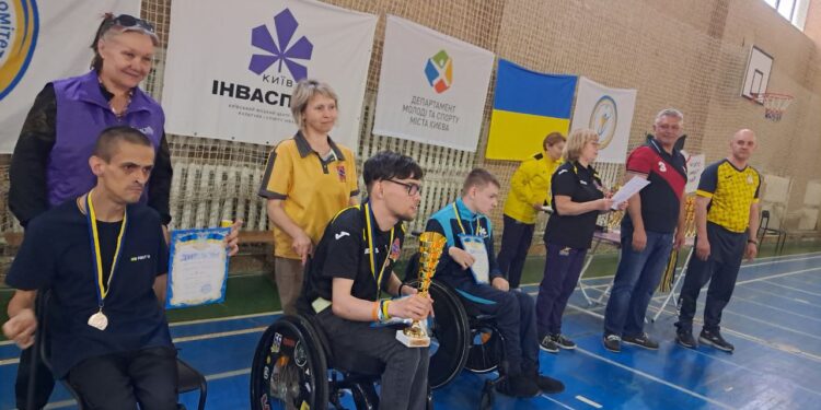 Запорізький спортсмен здобув призове місце на Кубку Києва з паралімпійського виду спорту боча