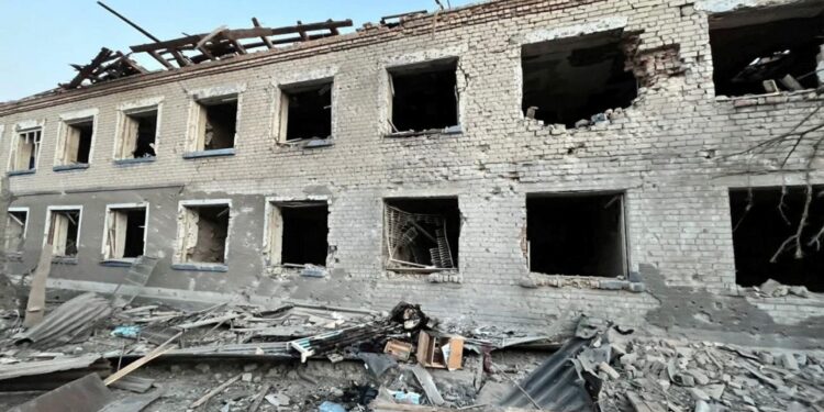 Біленьківська колонія після обстрілу 28 липня 2025 року