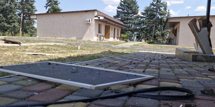 Росіяни атакували базу відпочинку на Запоріжжі