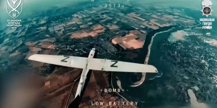 Українські бійці нищать ворожі дрони