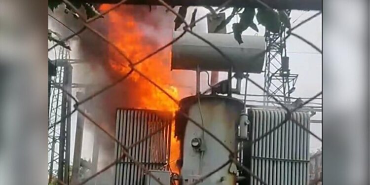 Підпал підстанції