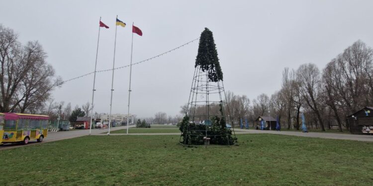 Ялинка у Запоріжжі