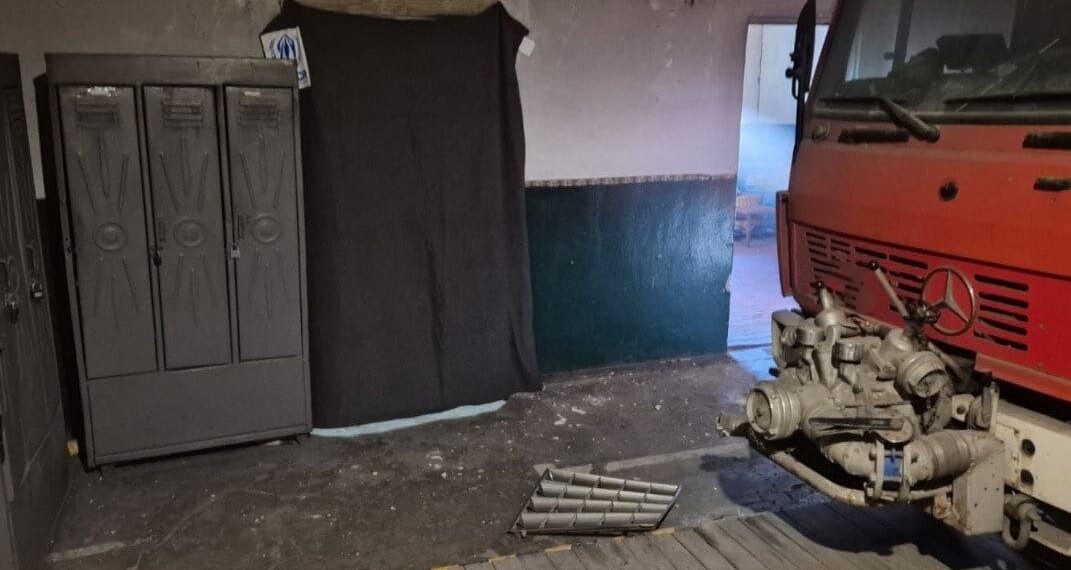 Пошкоджено пожежну частина