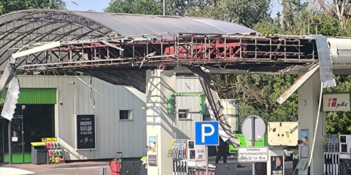 Атака на АЗС у Запоріжжі