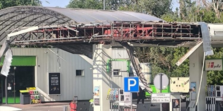 Атака на АЗС у Запоріжжі