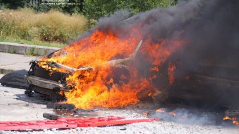 КАБ влучив в АЗС у Запоріжжі: відомо про жертви