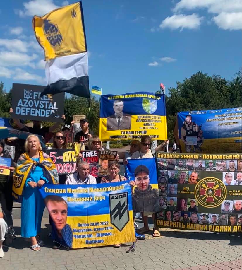 П’ятий рік у полоні: запоріжці вийшли та акцію підтримки полонених та зниклих військових
