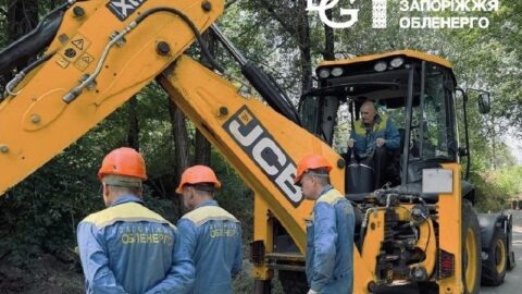 «Удар по підстанції та дрон у дротах»: без світла понад 9,6 тисяч споживачів на Запоріжжі