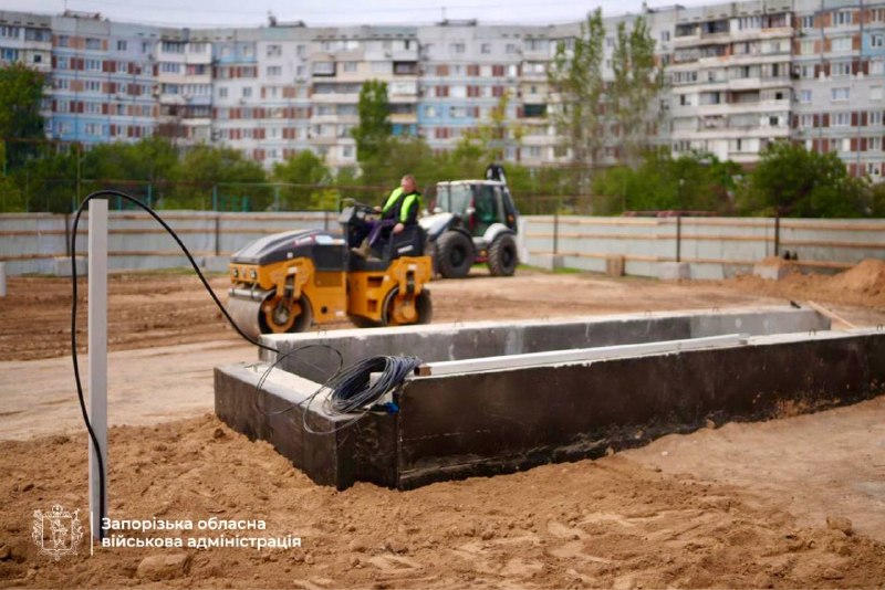 У Запоріжжі завершується будівництво першого підземного укриття. ФОТО